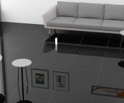 Dlažba Deceram Puro Nero Extra Black Polished 60x60 Rett. - černá