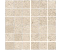 Sant Agostino Bergstone Mosaico Ivory 30x30 Nat. Rett.