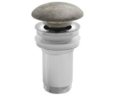 Sapho Umyvadlová Výpust 5/4“, Click-clack, Keramická Zátka, 10-50mm, Breccia Mramor