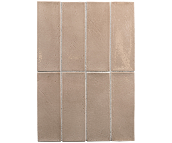 Obklad jako beton Equipe Miyako Coffee Gloss 5x15 Luc. - béžová