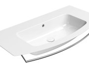 Gsi Pura Keramické Umyvadlo Slim Oblé 102x52cm, Bez Otvoru, Bílá Extraglaze