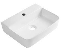 Aqualine Cristy Keramické Umyvadlo 45x34cm, Bílá