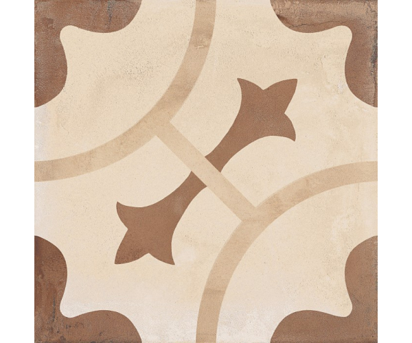 Retro dlažba Marca Corona Terra Ornamento vers. C 20x20 cm