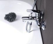 Aqualine Lotta Nástěnná Vanová Baterie, Chrom