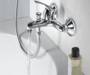Aqualine 35 Nástěnná Vanová Baterie, Chrom