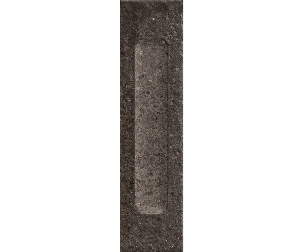 Obklad jako kámen Marca Corona Miniature Fornace Formella Nero Fumo 6x24 - antracitová