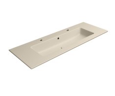 Gsi Pura Keramické Dvojumyvadlo Slim 122x46cm, Creta Mat