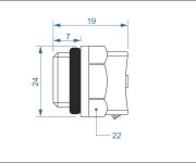 06440-srob - Odvzdušňovací Zátka K Radiátorům S "o" Kroužkem - 1/2" 06443-003