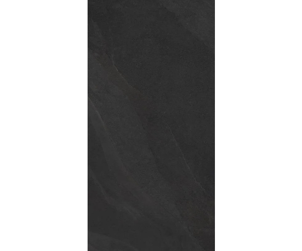 Dlažba jako mramor Leonardo Ashima Nero Matt. + Rett. 10mm 60x120 - antracitová
