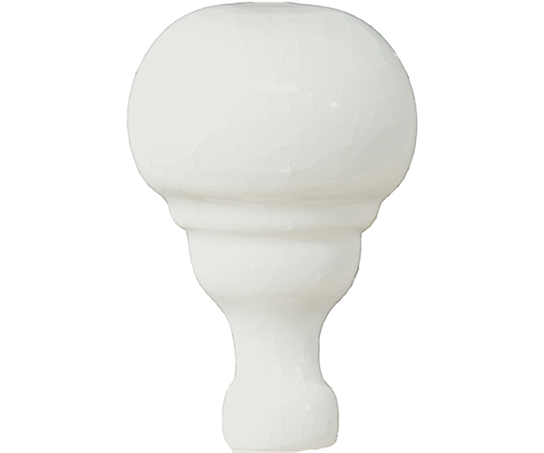 Retro listela Grazia Boiserie Ang. Toro Bianco Craquele 3x6,5 Luc. - bílá