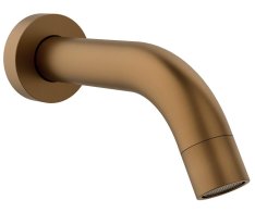 Sapho Nástěnná Výtoková Hubice, Kulatá, 174mm, Měď Mat