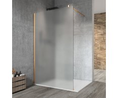 Gelco Vario Gold Matt Jednodílná Sprchová Zástěna K Instalaci Ke Stěně, Matné Sklo, 700 Mm