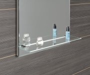 Aqualine Zrcadlo S Led Osvětlením A Policí 60x80cm, Kolébkový Vypínač