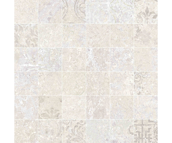 Retro mozaika Aparici Bohemian Sand Mosaico 30x30 Nat. Rett. - béžová