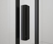 Polysan Easy Black Sprchové Dveře Skládací 900mm, čiré Sklo