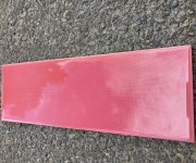 Retro dekor Deceram Millefiori Rojo 10x30 - červená (skladem)