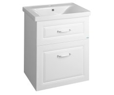Aqualine Favolo Umyvadlová Skříňka 57x72,5x44,6cm, Bílá Mat