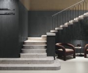 Dlažba jako beton APE Raw Cotton Smooth 120X120 Rett. - béžová