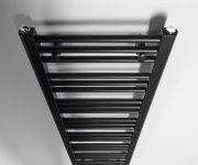 Bruckner Albrecht Otopné Těleso 400x1250 Mm, Středové Připojení, černá Mat
