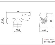 Držák Sprchy K Sk 01800  - "koník" SK+DRZAK-SPRCHY