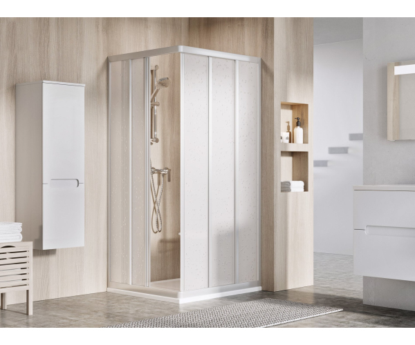 Sprchový kout Supernova ASRV3+ASRV3 - ASRV3 90 198, satin+pearl