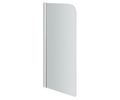 Sapho Dělící Stěna Mezi Urinály 40x100cm, Mléčné Sklo