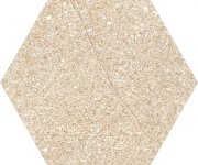 Dlažba jako beton Codicer Basalt Cream 22x25 Hexagonal - béžová