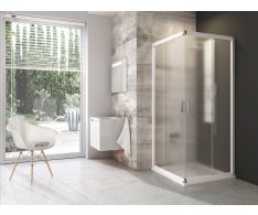 Sprchový kout Blix BLRV2 - BLRV2 80x80, bílá+grape