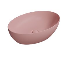 Gsi Pura Keramické Umyvadlo Na Desku 60x42cm, Blush Mat