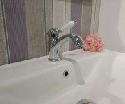 Umyvadlová baterie s výpustí LABE Chrom 3/8" L527.0K