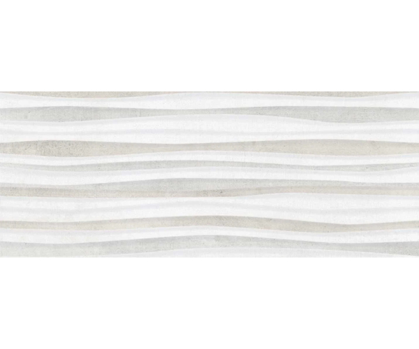 Dekor jako beton La Fenice Easy Decoro Weave 20x50 - bílá