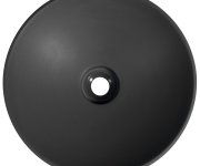 Sapho Verto Umyvadlo Zápustné, Litý Mramor, Průměr 40,5cm, Antracit Mat