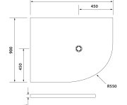Polysan Flexia Vanička Z Litého Mramoru čtvrtkruh, S Možností úpravy Rozměru, 120x90cm, R550, Levá