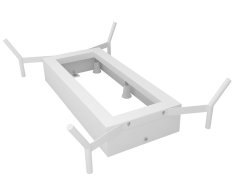 Polysan Reduta Konstrukce Pro Vanu 171x81cm, Bílá Mat
