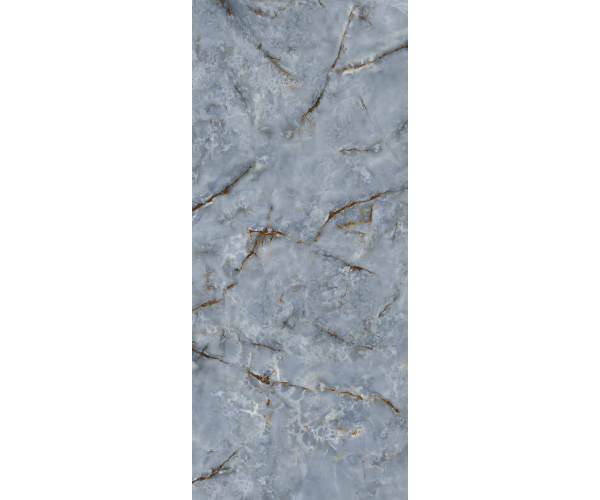 Dlažba jako mramor Del Conca Premiere HPM2 Onice Azzurro 120x278 Lux. Rett. - modrá