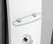 Polysan Luk Termostatický Sprchový Panel Rohový 250x1300mm, Bílá