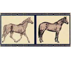 Petracers Grand Elegance Horses su crema 10x20
