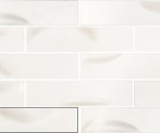 Vzorovaný dekor APE Loop White 6.3x25 - bílá