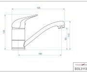 Průtokový Tlakový Ohřívač Vody Mk1, Příkon 3,5 Kw, S Pákovou Stojánkovou Baterií PO-MK1SOL3113P15-3,5kW
