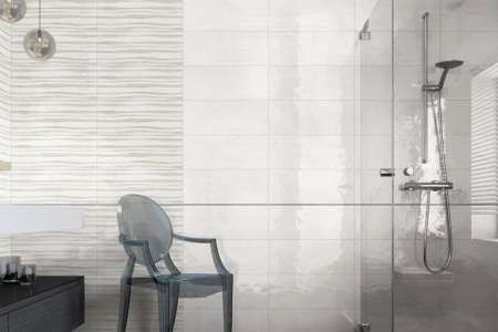 Světle šedý obklad Easy Perla Lucido 20x50 od výrobce La Fenice