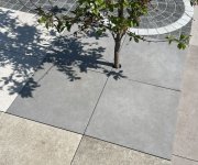 2cm dlažba jako kámen Deceram Outdoor Lyon Gris 60x60 Rett. - šedá (skladem)