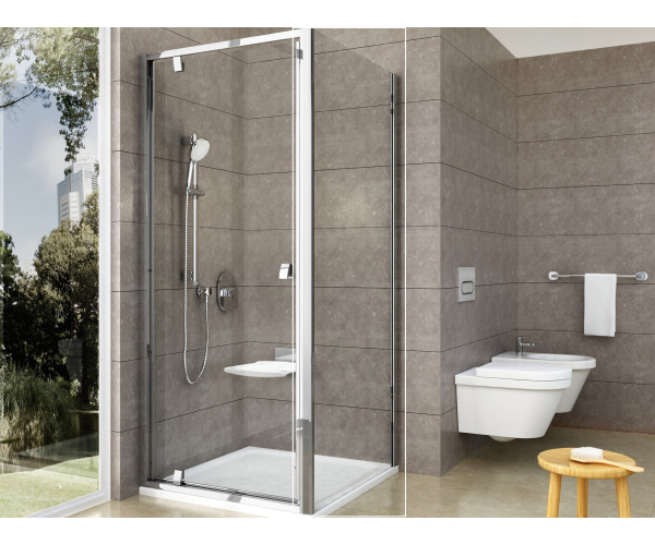 Pevná stěna Pivot PPS - PPS 90, lesk+transparent