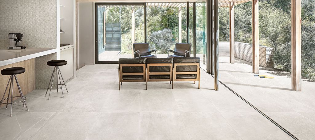 Realizace Piemme Uniquestone v interiéru i exteriéru