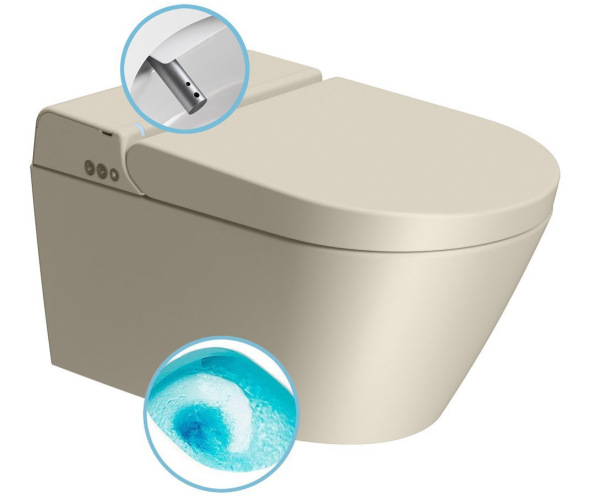Gsi Wclean Závěsné Wc Swirlflush S Integrovaným Elektronickým Bidetem, Creta Dual-mat