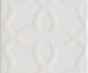 Vzorovaný dekor Aleluia Urban Atelier Decor Glam Branco 10x10 - bílá
