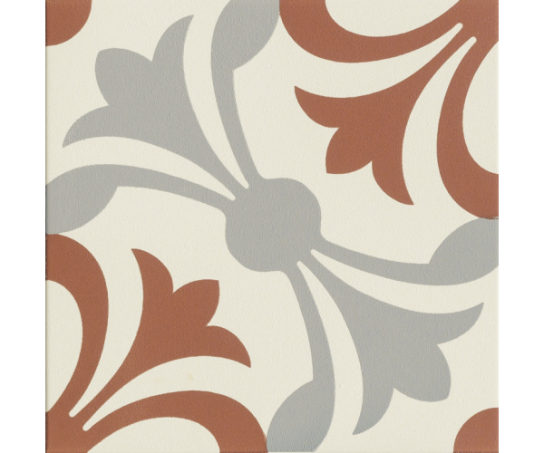 Retro dlažba Grazia Althaus Lipsia Cotto/Grigio 20x20