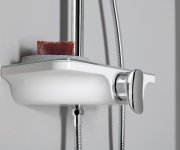 Aqualine Marco Sprchový Sloup S Pákovou Baterií, Chrom