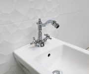 Bidetová baterie  bez výpusti MORAVA RETRO Chrom 1/2" MK120.5/9