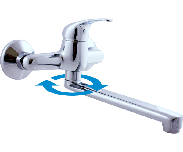 SÁZAVA - Umyvadlová/dřezová baterie Chrom 150 mm SA501.5/23 SA501.5/23