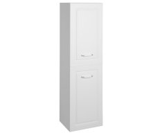 Aqualine Favolo Vysoká Skříňka Košem 40x150x31cm, Bílá Mat